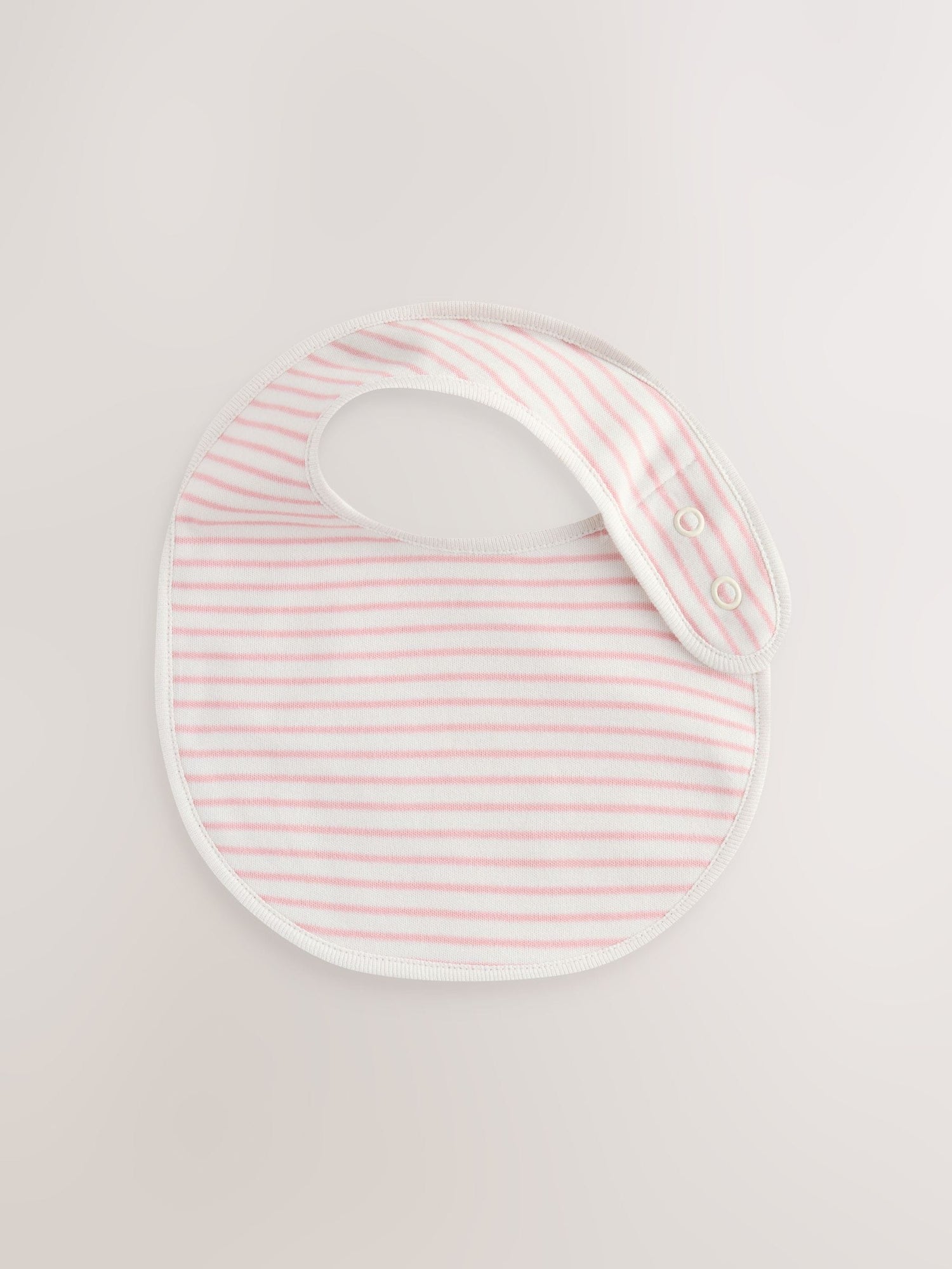 Pink Heart Baby Bibs 5 Pack - Size One