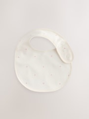Pink Heart Baby Bibs 5 Pack - Size One