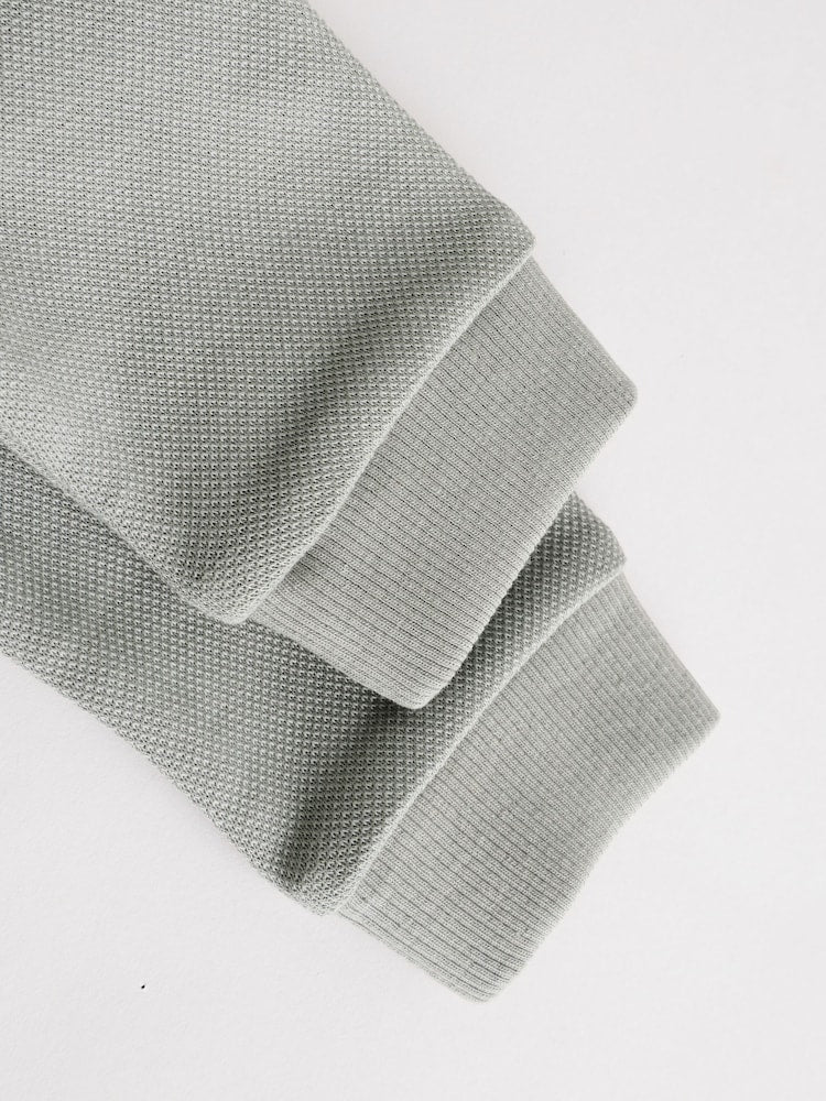 Grey Polo Top and Legging Baby Set (0mths-2yrs)