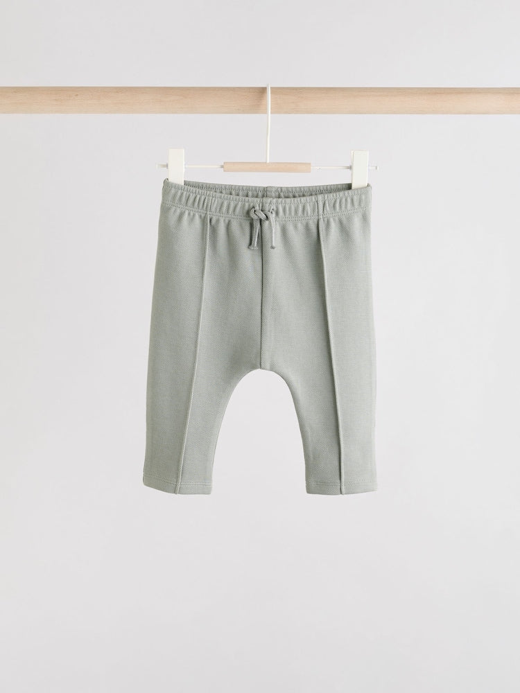 Grey Polo Top and Legging Baby Set (0mths-2yrs)