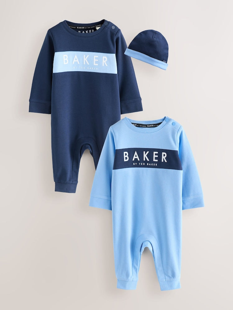 Baker by Ted Baker Romper and Reversible Hat Set