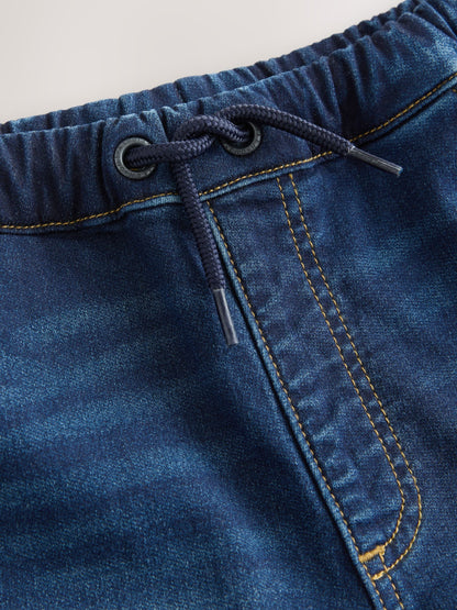 Dark Blue Comfort Stretch Wide Cargo Jeans (3mths-7yrs) - Size 3-6 Months (62-68cm)