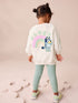 Cream Bluey Sweatshirt & Leggings Set (12mths-7yrs) - Size 12-18 Months (80-86cm) - Cream Bluey Sweatshirt &