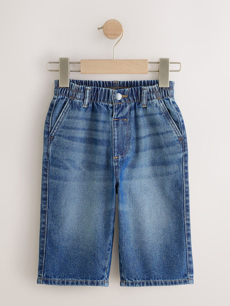 Mid Blue Denim Wide Fit