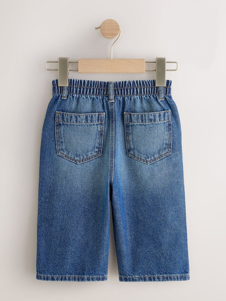 Mid Blue Denim Wide Fit