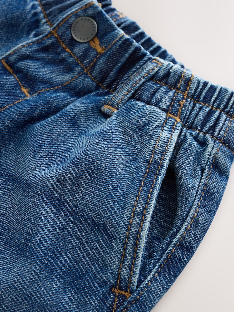 Mid Blue Denim Wide Fit