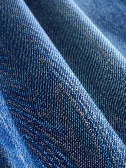 Mid Blue Denim Wide Fit