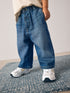 Mid Blue Denim Wide Fit Jeans (3mths-7yrs) - Mid Blue Denim Wide Fit / 12-18 Months (80-86cm)