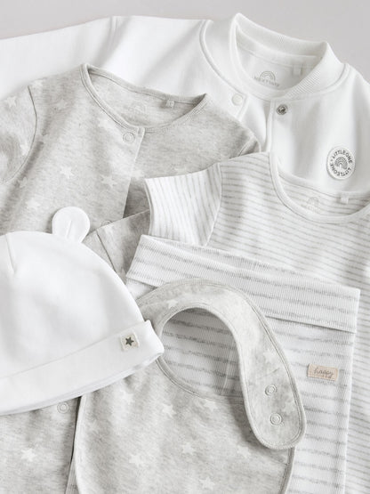 Grey Star Baby Bundle Gift Set 7 Piece (0-18mths)