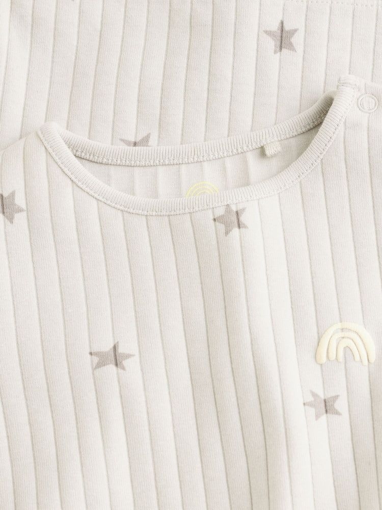 Grey Big Smiles Baby Top and Leggings Set (0mths-2yrs) (0mths-2yrs)