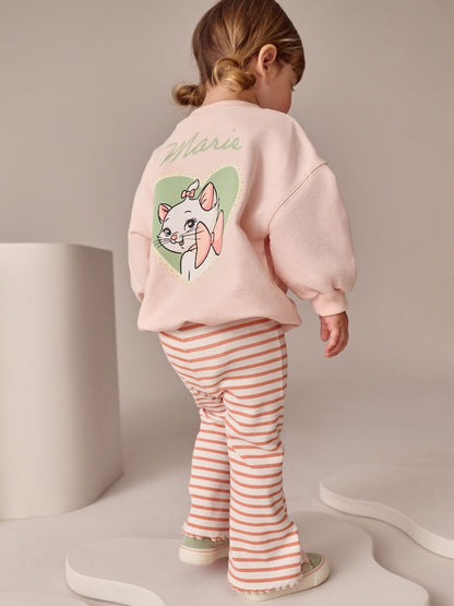 Pink Disney Aristocats Marie Long Sleeve Top and Leggings Set (3mths-7yrs) - Pink Disney Aristocats Marie Long Sleeve / 12-18 Months (80-86cm)
