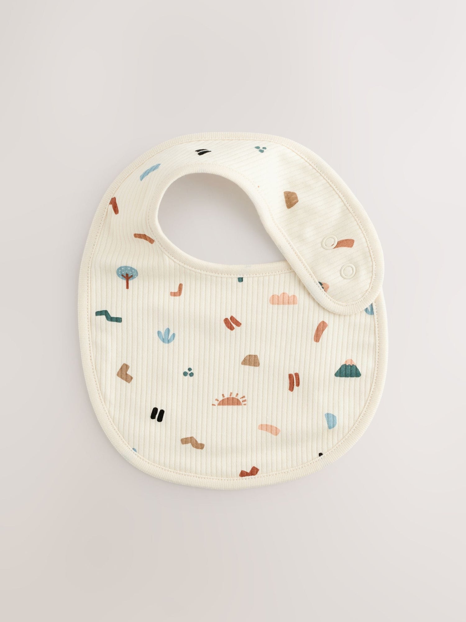 Multi Baby Bibs 5 Pack - Size One