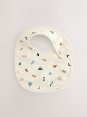 Multi Baby Bibs 5 Pack - Size One
