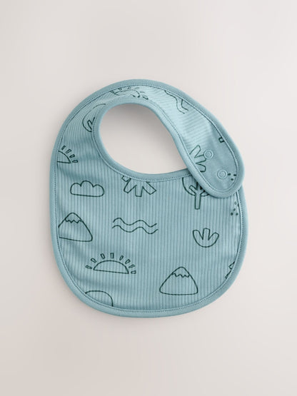 Multi Baby Bibs 5 Pack - Size One