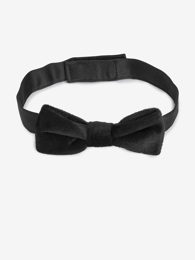 Black Velvet Bow Tie (3-16yrs)