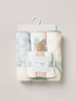 Snuggle Tots Green Hooded Towels And Wash Cloths 3 Pack - Size One