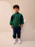 Green Half Zip Top and Joggers Set (3mths-7yrs) - Green / 12-18 Months (80-86cm)