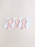 Pink/White Lace Baby Socks 7 Pack - Size 50cm (First Size) - Pink/White