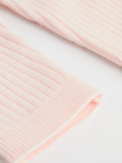 Light Pink Baby Knitted Jumper and Leggings Set 2 Piece (0mths-3yrs)