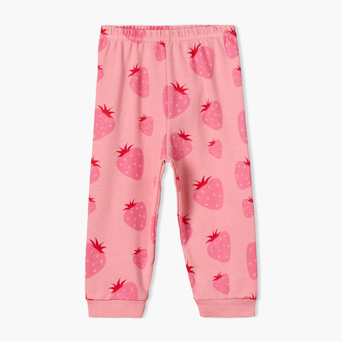 Pack of 2 Juniors Cotton Round Neck Long Sleeves Pyjama Set with Fruit Print