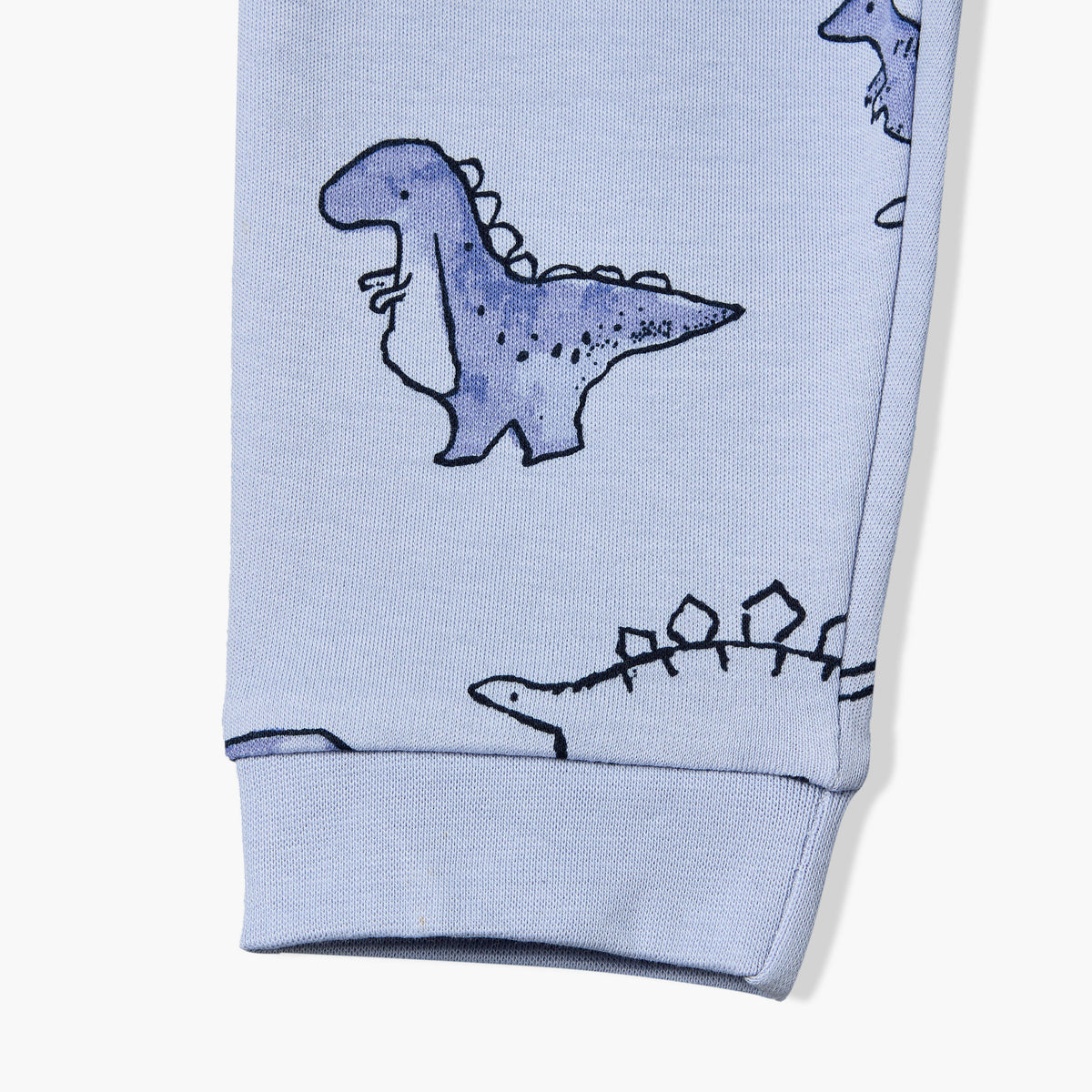 Pack of 3 Juniors Cotton Round Neck Long Sleeves Pyjama Set with Dinosaur Print