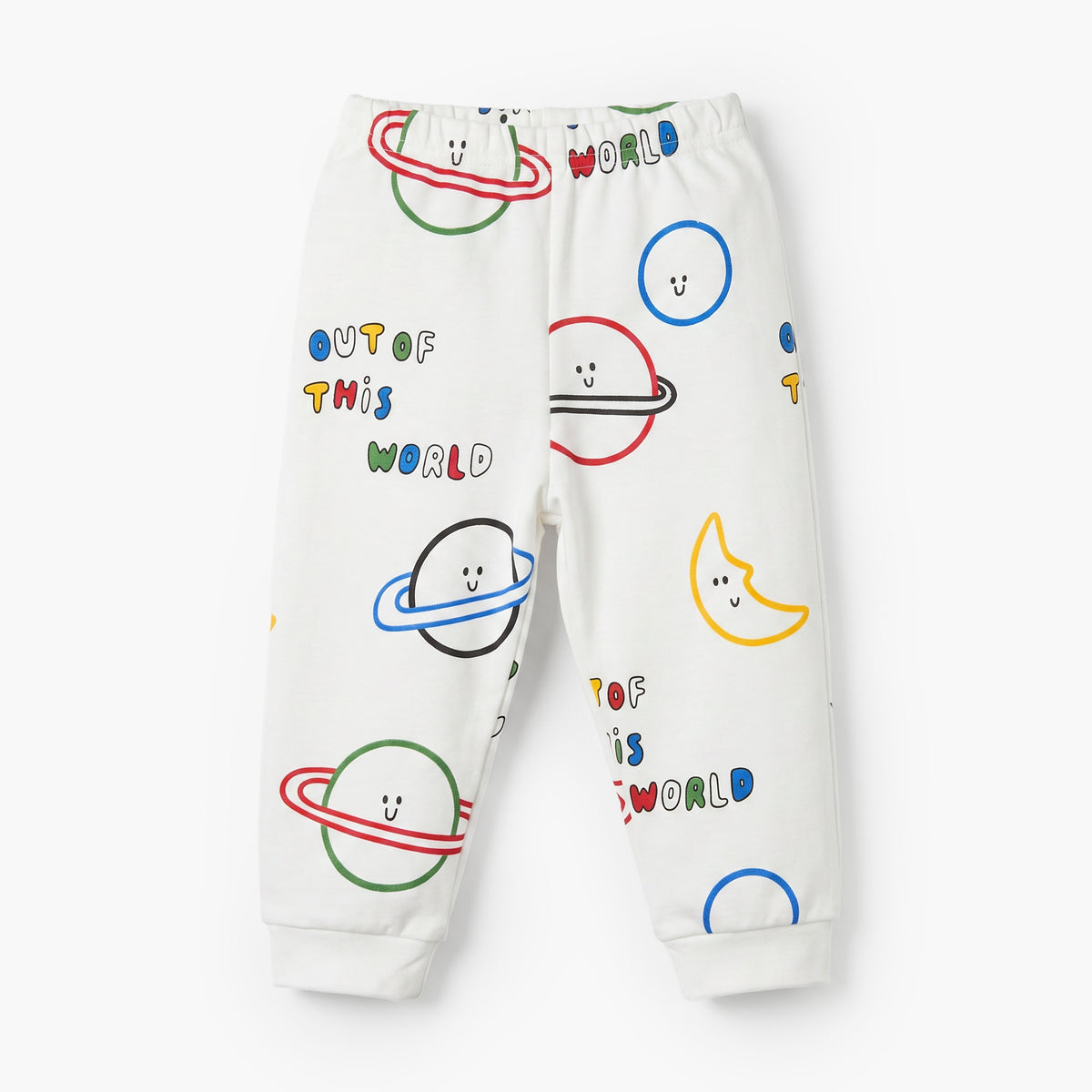 Pack of 3 Juniors Cotton Crew Neck Short Sleeves Pyjama Set with Rocket Print