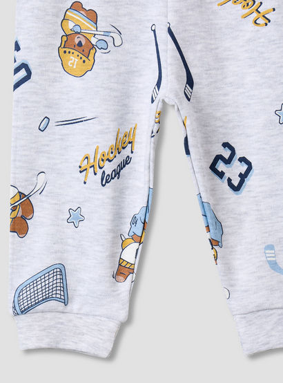 Juniors Bear Print T-shirt and Pyjama - Set of 2-baby-boys-clothing-nightwear-pyjamasets-image-9