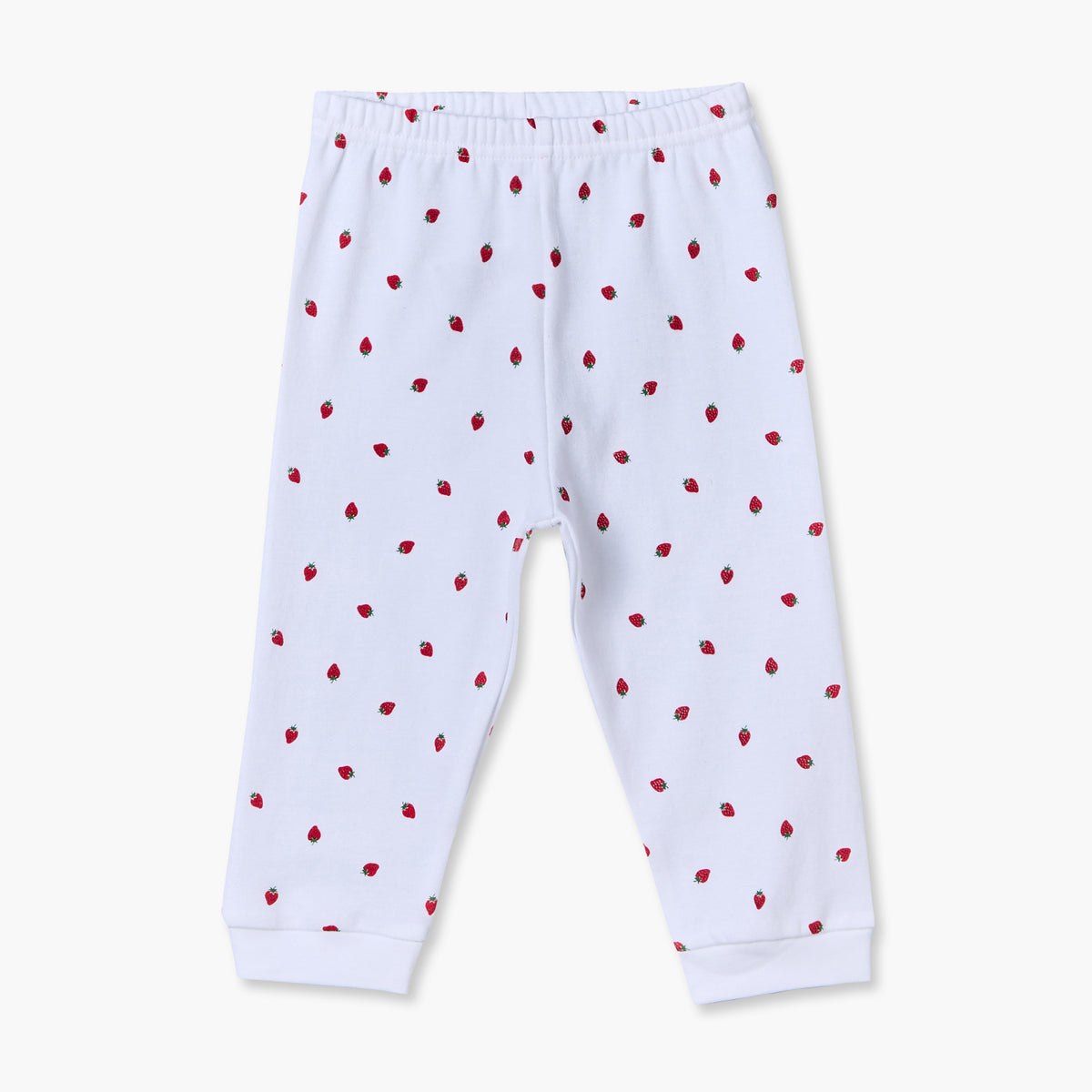 Pack of 3 Juniors Cotton Round Neck Long Sleeves Pyjama Set with Strawberry Print