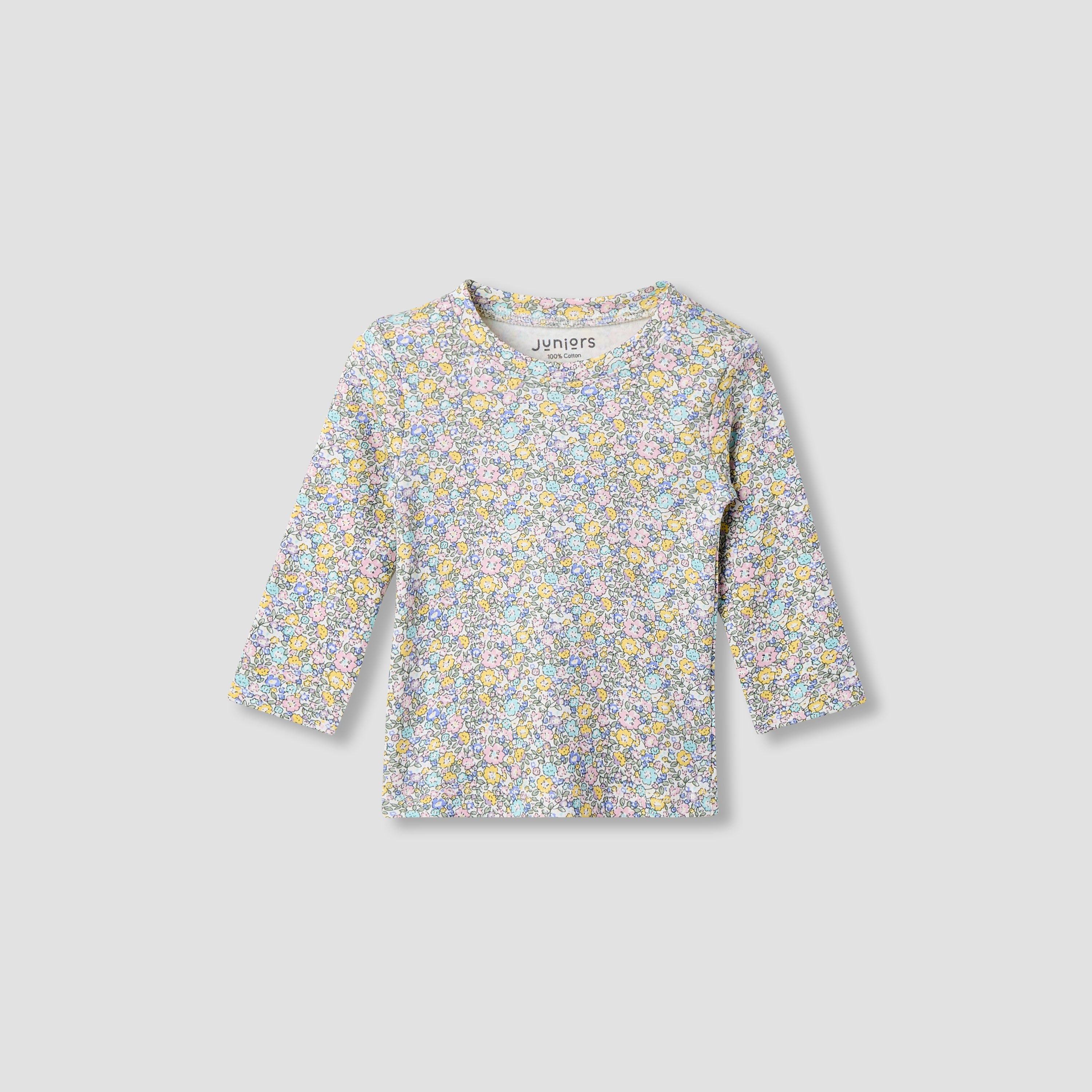Juniors Printed Long Sleeves T-shirts and Pyjamas - Set of 2