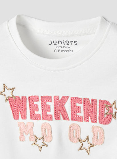 Juniors Printed Long Sleeve T-shirts and Pyjamas - Set of 2-baby-girls-clothing-nightwear-pyjamasets-image-6