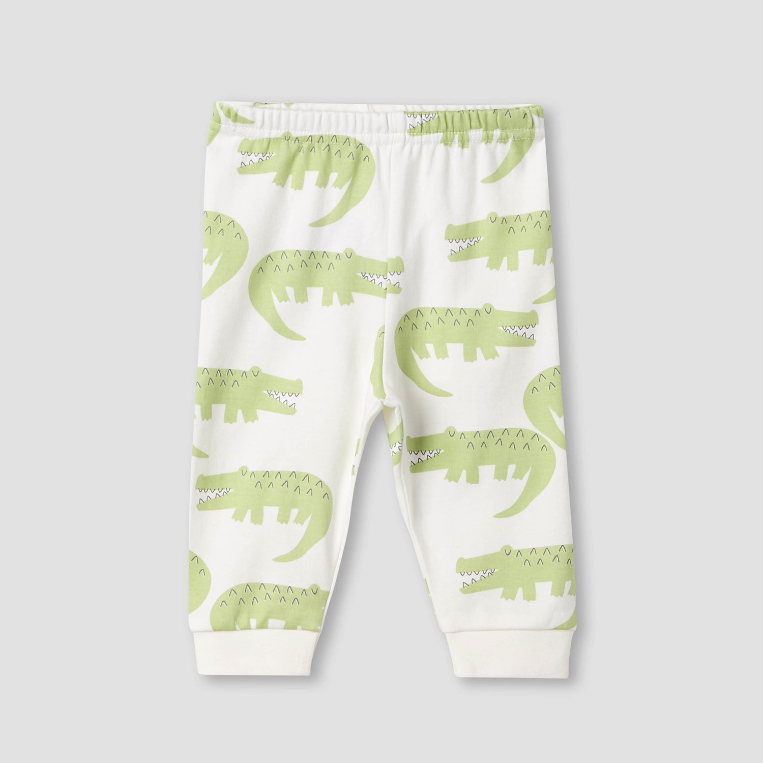 Juniors Crocodile Print T-shirt and Pyjama - Set of 3