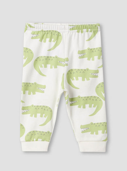 Juniors Crocodile Print T-shirt and Pyjama - Set of 3-baby-boys-clothing-nightwear-pyjamasets-image-5