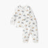 Juniors Scooter Print T-shirt and Pyjama Set - White / 12-18 mths