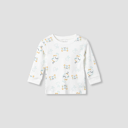 Juniors Elephant Print T-shirt and Pyjama - Set of 3