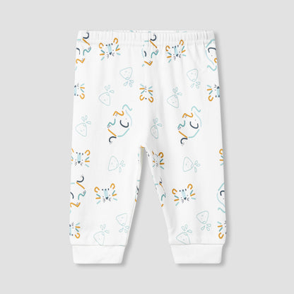 Juniors Elephant Print T-shirt and Pyjama - Set of 3