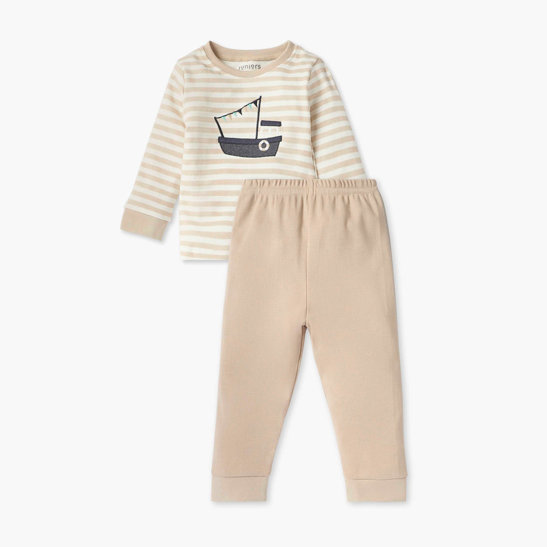 Juniors Striped T-shirt and Pyjama Set