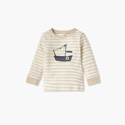 Juniors Striped T-shirt and Pyjama Set