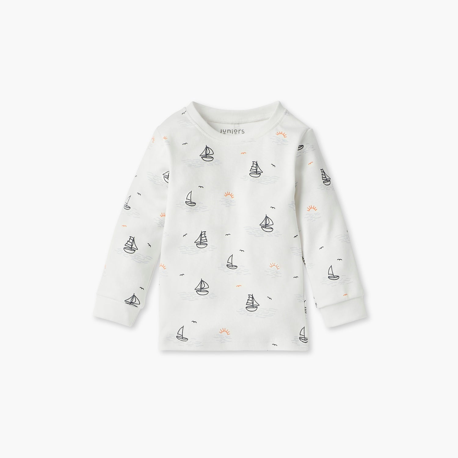 Juniors Nautical Print T-shirt and Pyjama Set