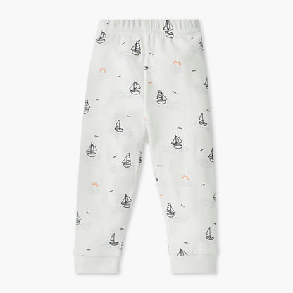 Juniors Nautical Print T-shirt and Pyjama Set