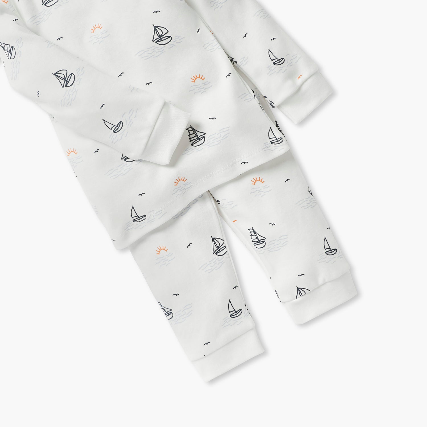 Juniors Nautical Print T-shirt and Pyjama Set