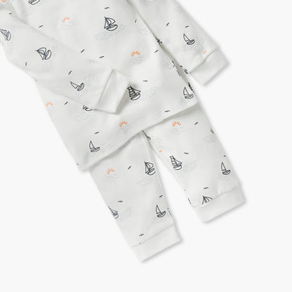 Juniors Nautical Print T-shirt and Pyjama Set