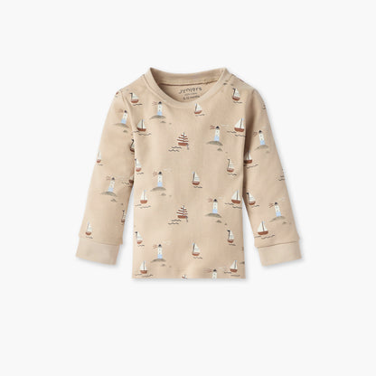 Juniors Printed T-shirt and Pyjama Set