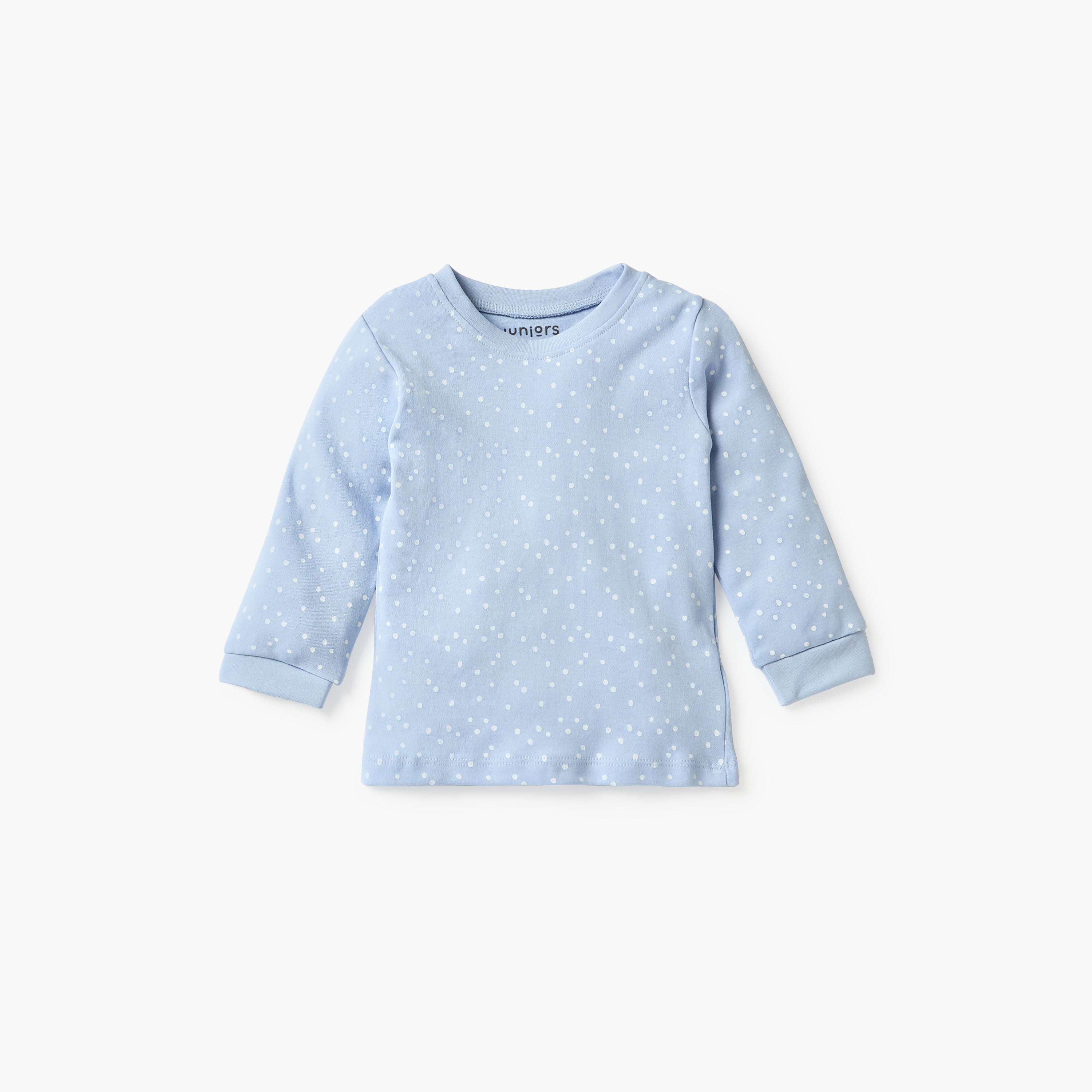 Juniors All-Over Polka Dot Print T-shirt and Pyjama Set