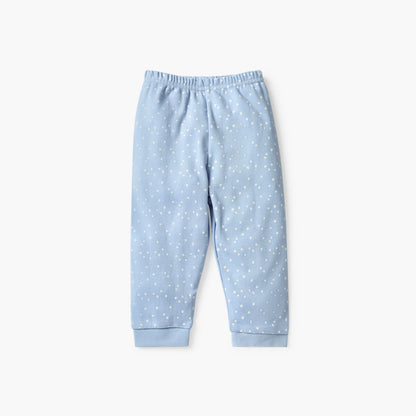 Juniors All-Over Polka Dot Print T-shirt and Pyjama Set