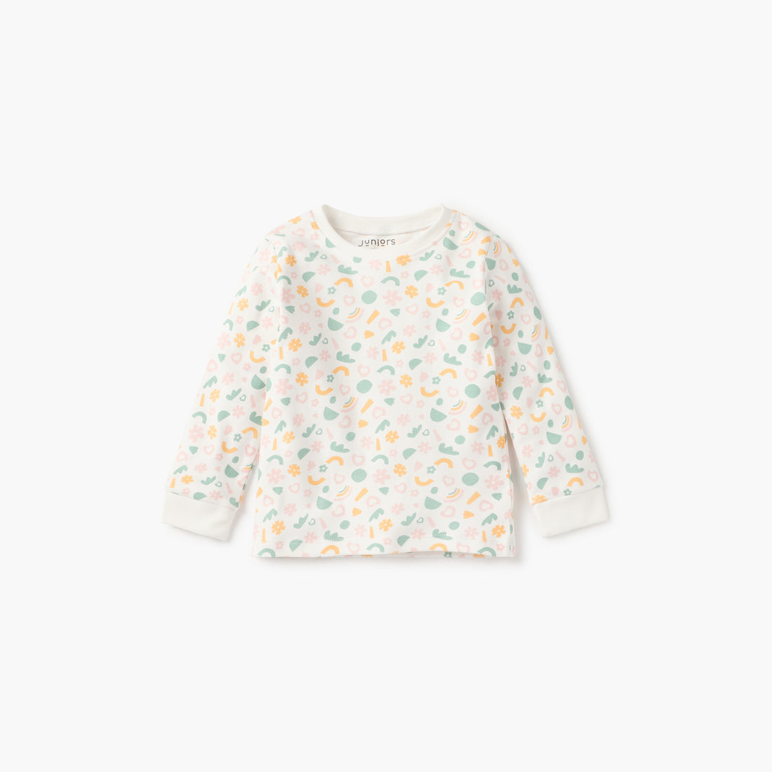 Juniors Printed T-shirt and Pyjama Set