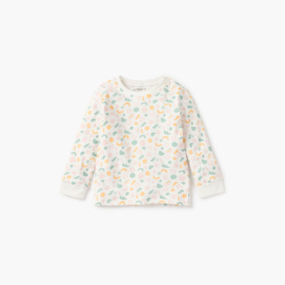Juniors Printed T-shirt and Pyjama Set