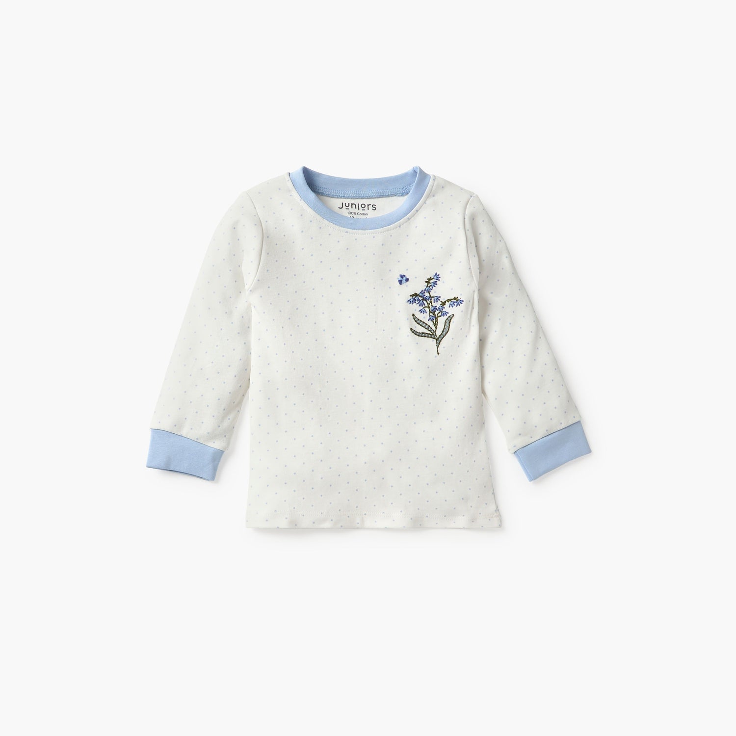 Juniors Floral Print T-shirt and Pyjama Set
