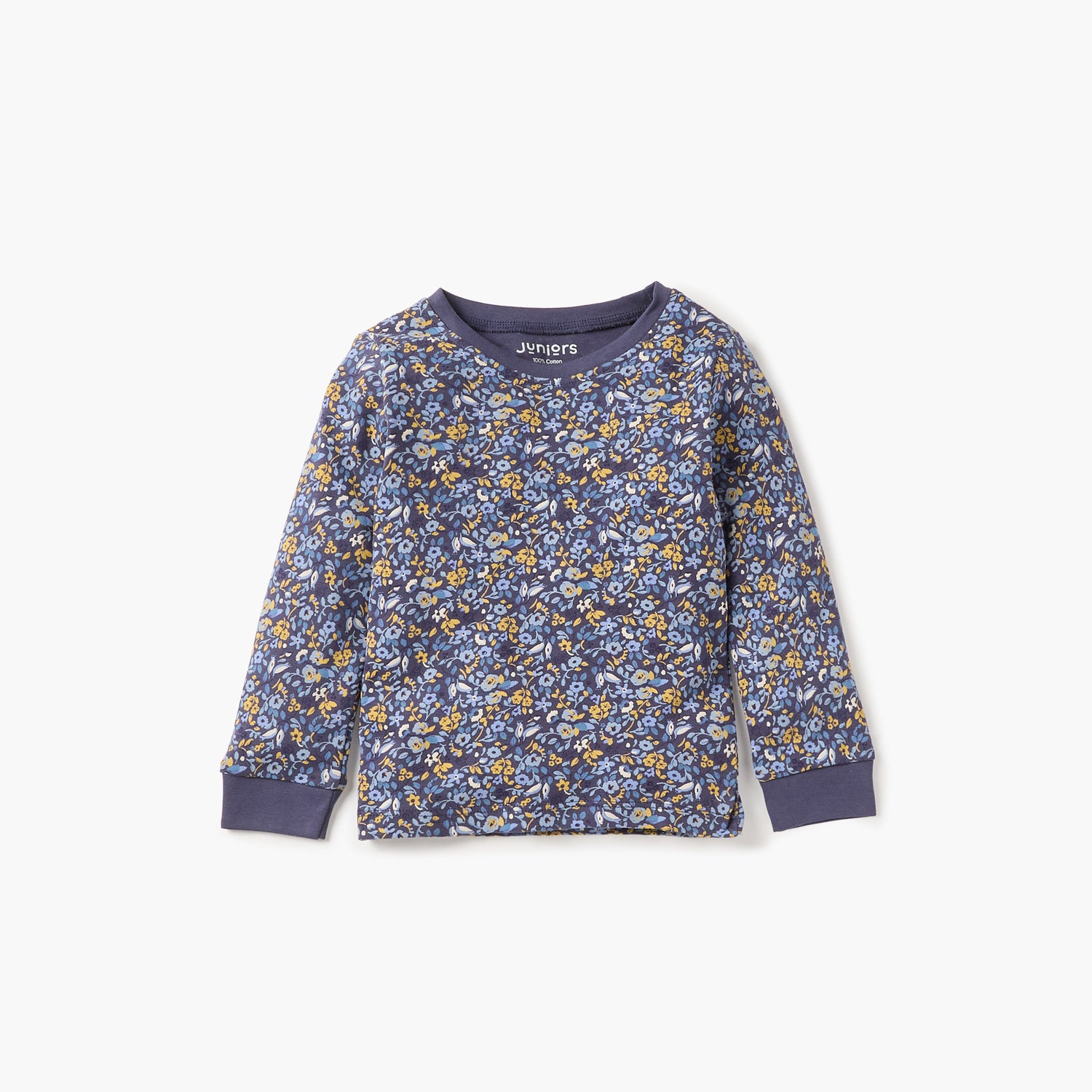 Juniors Floral Print T-shirt and Pyjama Set