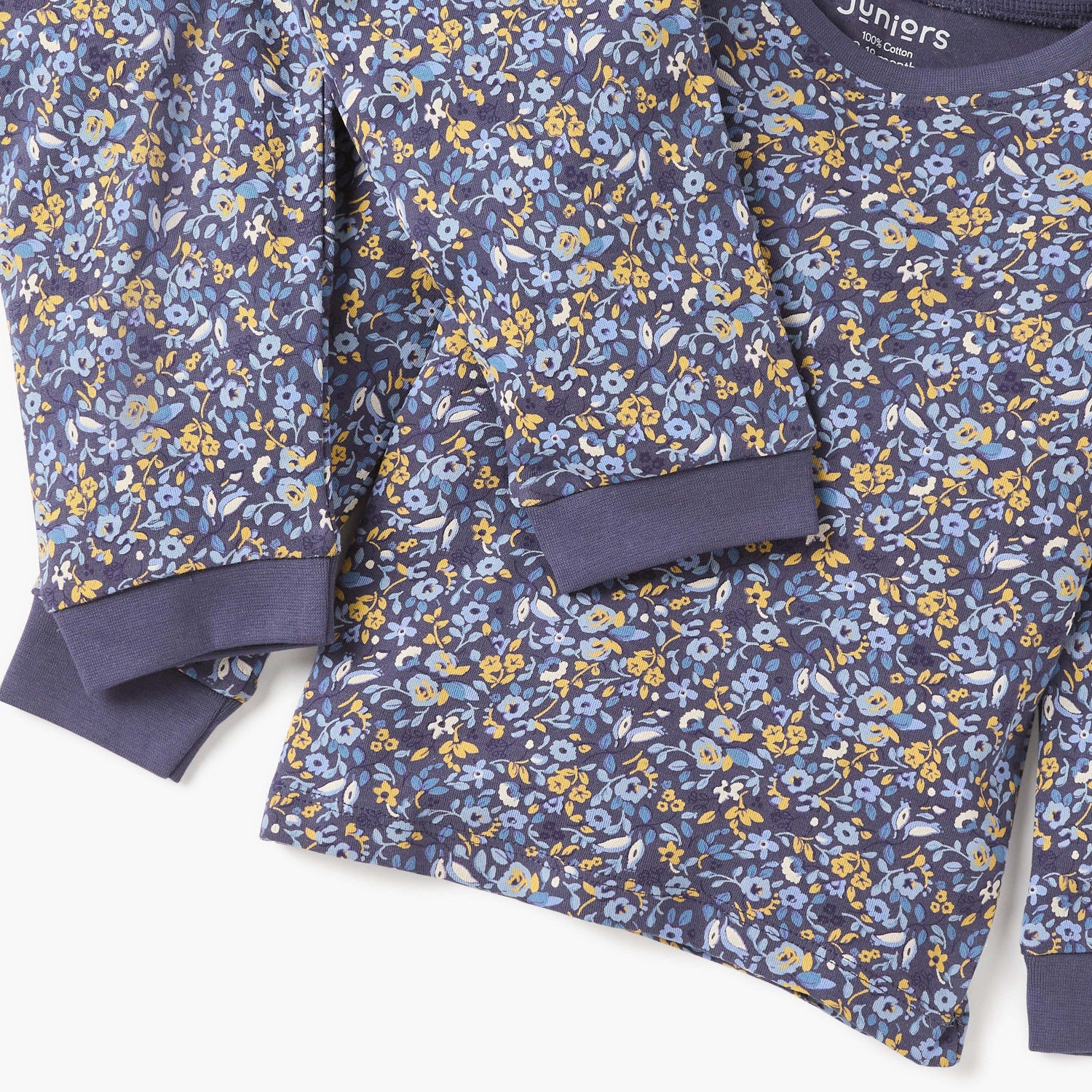 Juniors Floral Print T-shirt and Pyjama Set