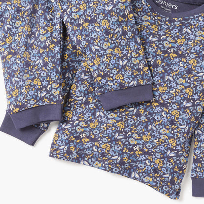 Juniors Floral Print T-shirt and Pyjama Set